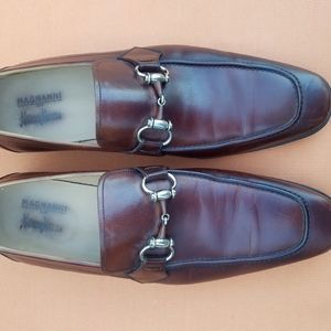 Magnanni Men's Brown Leather Shoes sz11